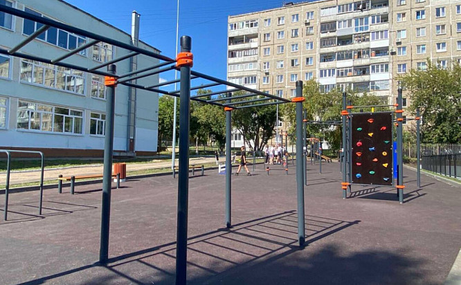 В Перми открыли первую «умную» спортивную площадку стоимостью более 24 млн рублей